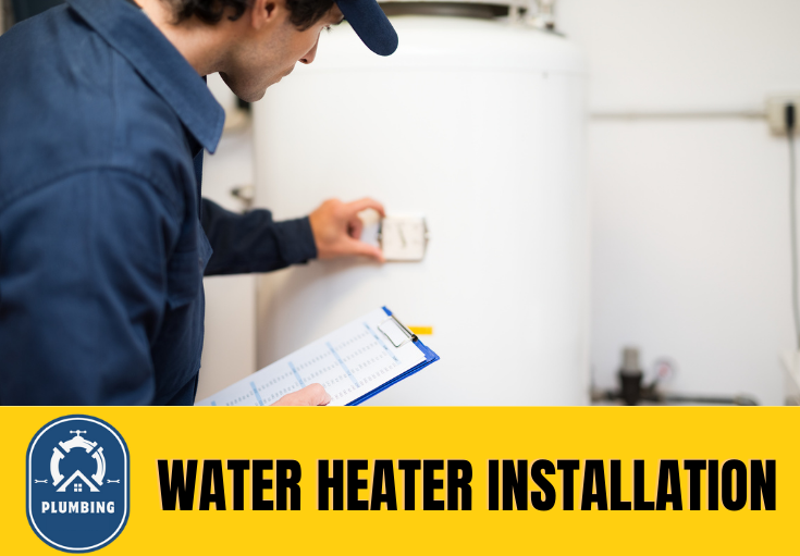water heater installation Chestfield